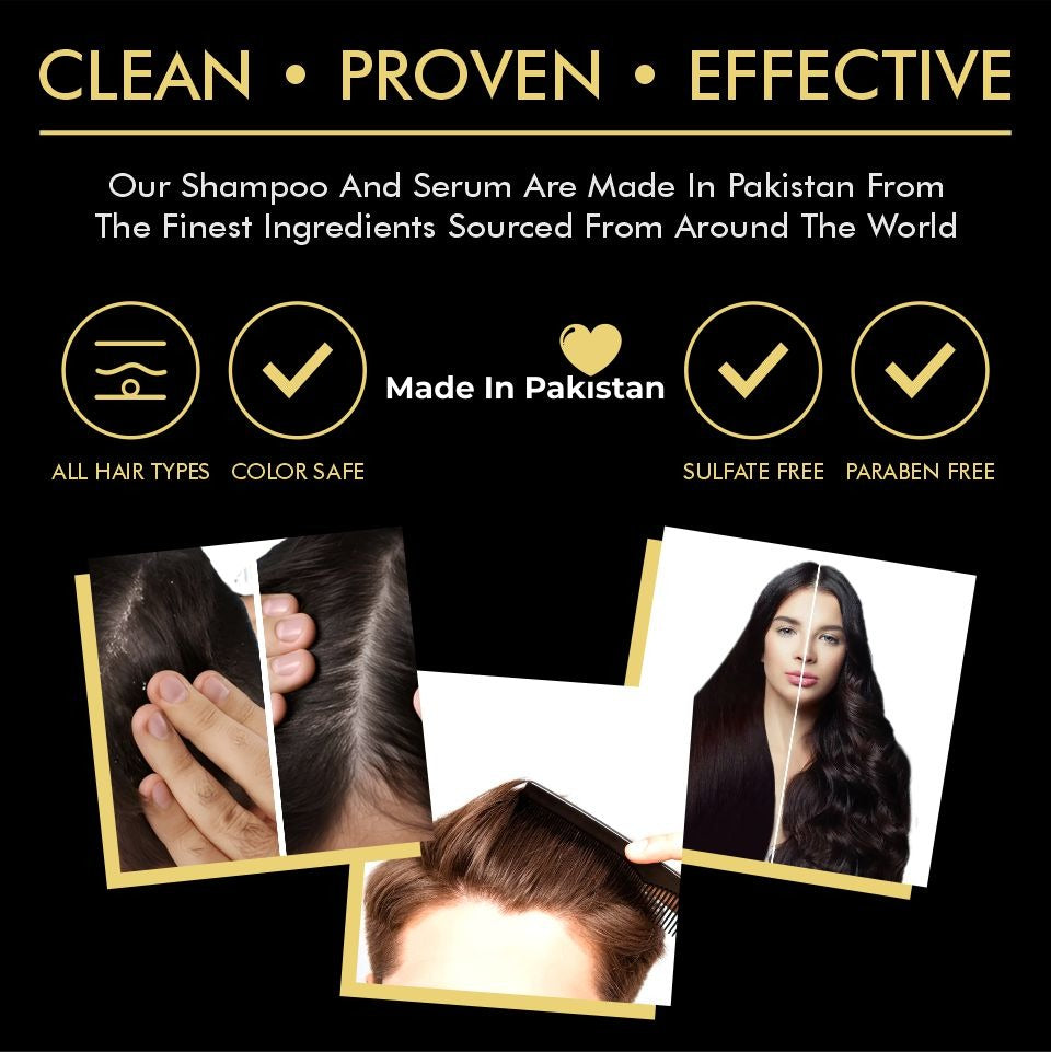 MSK Anti Hair Fall Shampoo & Serum For Hair Loss in Pakistan Dermatologist Recommended