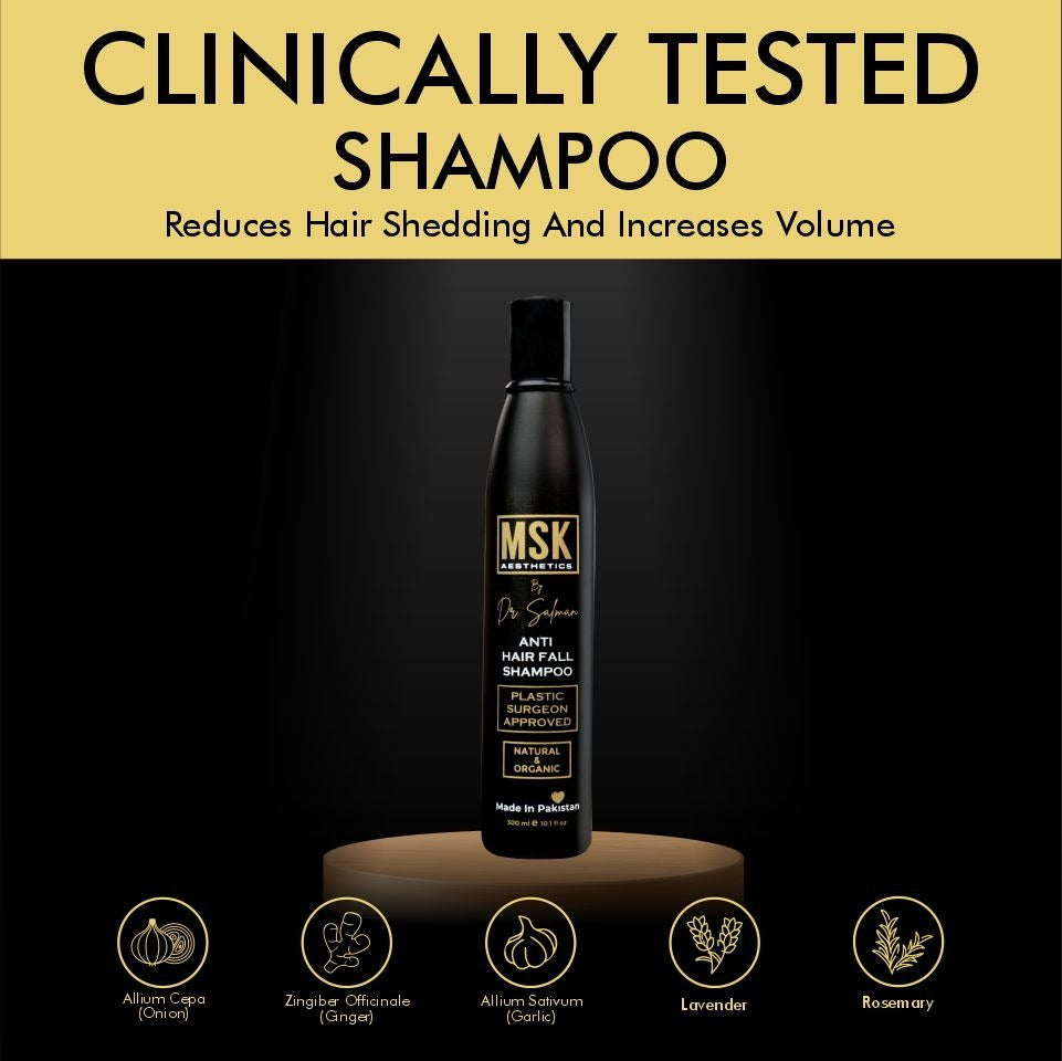 MSK Anti Hair Fall Shampoo For Hair Loss in Pakistan Dermatologist Recommended